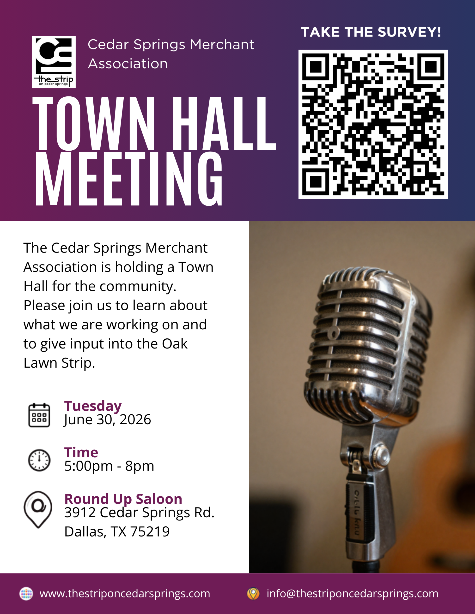 CSMA town hall meeting June 30th 5pm