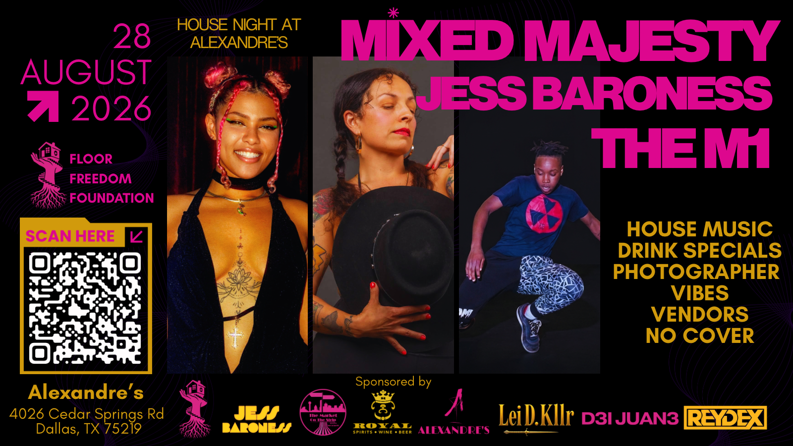 Auh 28th Feme Queer Lineup