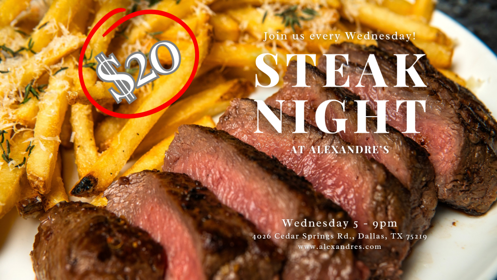 Steak and french fries steak special
